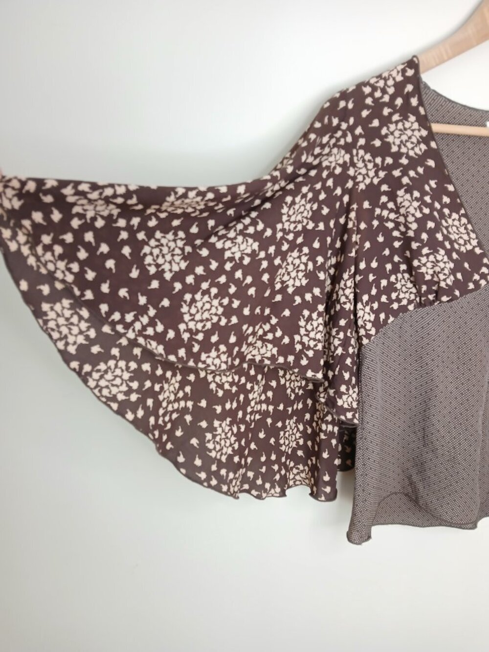 Vintage Y2K Katayone Adeli Silk Patchwork Blouse Size Small - Picture 3 of 7